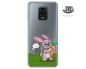 Funda Gel Transparente para Xiaomi Redmi Note 9S / Note 9 Pro diseño Conejo Dibujos