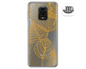 Funda Gel Transparente para Xiaomi Redmi Note 9S / Note 9 Pro diseño Hojas Dibujos