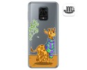 Funda Gel Transparente para Xiaomi Redmi Note 9S / Note 9 Pro diseño Jirafa Dibujos
