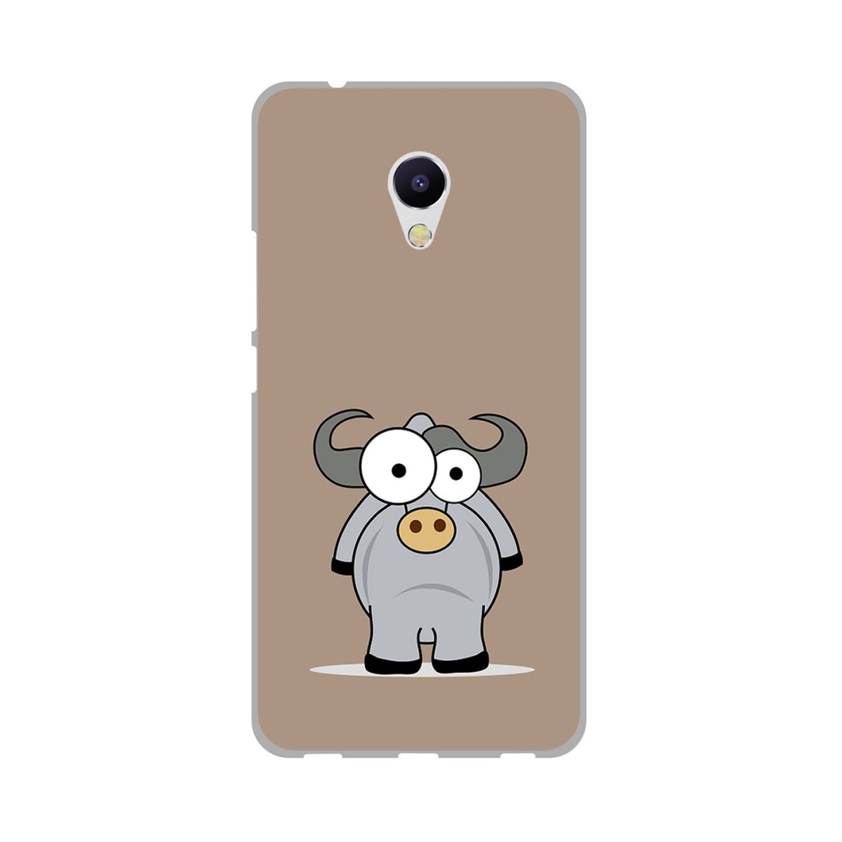 Funda Gel Tpu para Meizu M5S Diseño Toro Dibujos