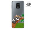 Funda Gel Transparente para Xiaomi Redmi Note 9S / Note 9 Pro diseño Panda Dibujos