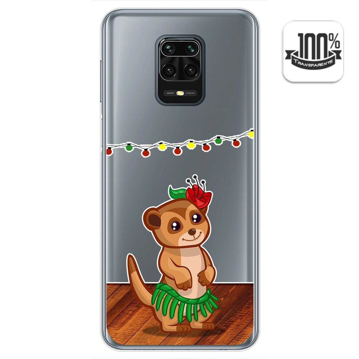 Funda Gel Transparente para Xiaomi Redmi Note 9S / Note 9 Pro diseño Suricata Dibujos