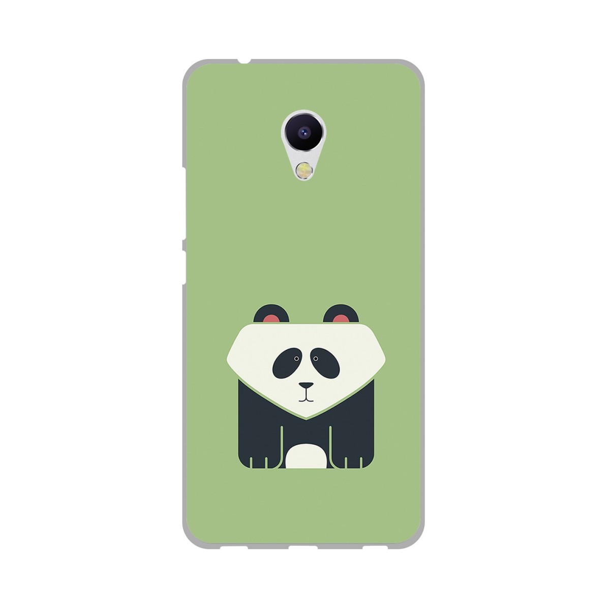 Funda Gel Tpu para Meizu M5S Diseño Panda Dibujos