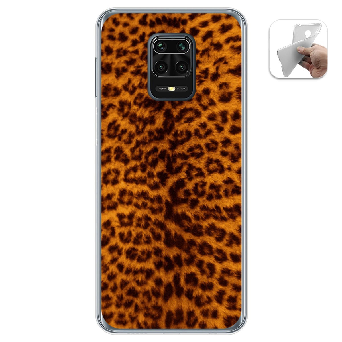 Funda Gel Tpu para Xiaomi Redmi Note 9S / Note 9 Pro diseño Animal 03 Dibujos