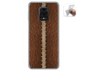 Funda Gel Tpu para Xiaomi Redmi Note 9S / Note 9 Pro diseño Cuero 01 Dibujos