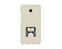 Funda Gel Tpu para Meizu M5S Diseño Pingüino Dibujos