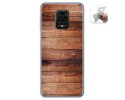 Funda Gel Tpu para Xiaomi Redmi Note 9S / Note 9 Pro diseño Madera 02 Dibujos