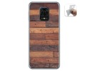 Funda Gel Tpu para Xiaomi Redmi Note 9S / Note 9 Pro diseño Madera 03 Dibujos