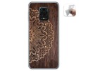 Funda Gel Tpu para Xiaomi Redmi Note 9S / Note 9 Pro diseño Madera 06 Dibujos