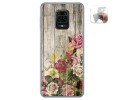 Funda Gel Tpu para Xiaomi Redmi Note 9S / Note 9 Pro diseño Madera 08 Dibujos