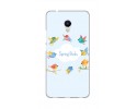 Funda Gel Tpu para Meizu M5S Diseño Spring Birds Dibujos