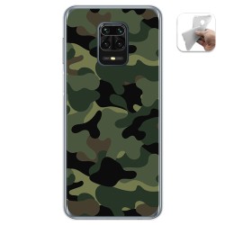 Funda Gel Tpu para Xiaomi Redmi Note 9S / Note 9 Pro diseño Camuflaje Dibujos
