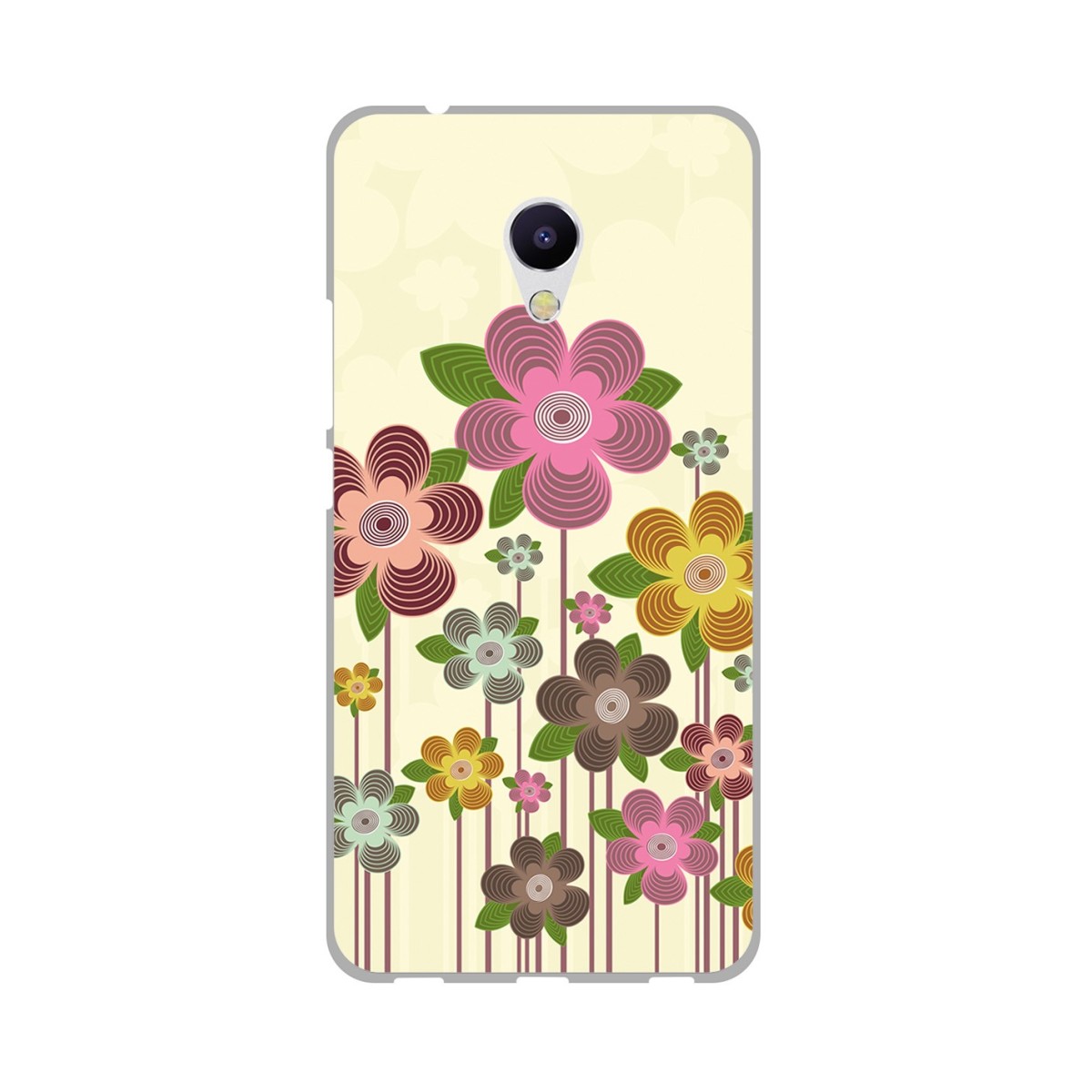 Funda Gel Tpu para Meizu M5S Diseño Primavera En Flor Dibujos