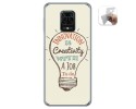Funda Gel Tpu para Xiaomi Redmi Note 9S / Note 9 Pro diseño Creativity Dibujos