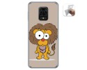 Funda Gel Tpu para Xiaomi Redmi Note 9S / Note 9 Pro diseño Leon Dibujos