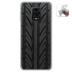 Funda Gel Tpu para Xiaomi Redmi Note 9S / Note 9 Pro diseño Neumatico Dibujos