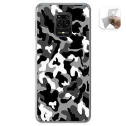 Funda Gel Tpu para Xiaomi Redmi Note 9S / Note 9 Pro diseño Snow Camuflaje Dibujos