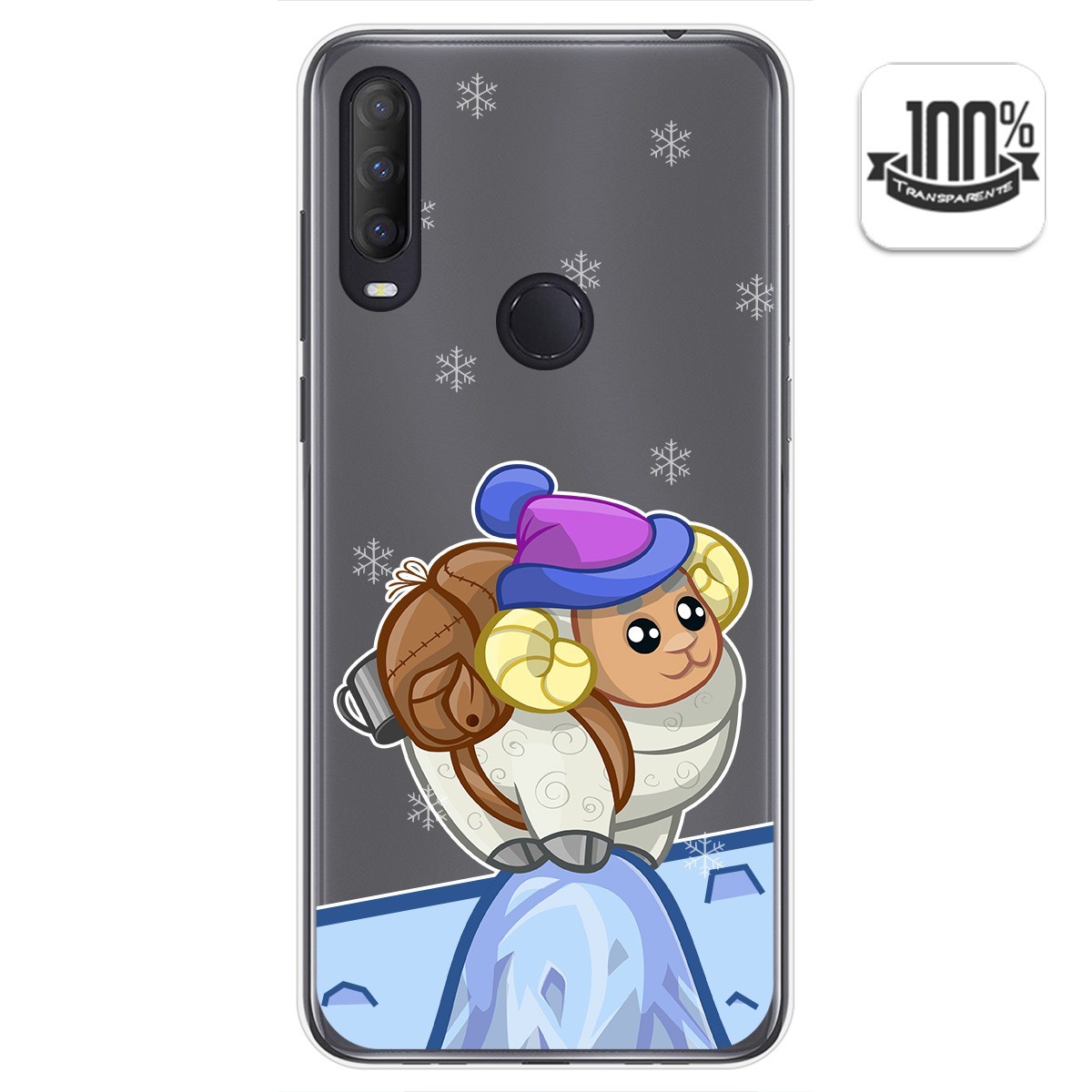 Funda Gel Transparente para Alcatel 1S 2020 / 3L 2020 diseño Cabra Dibujos