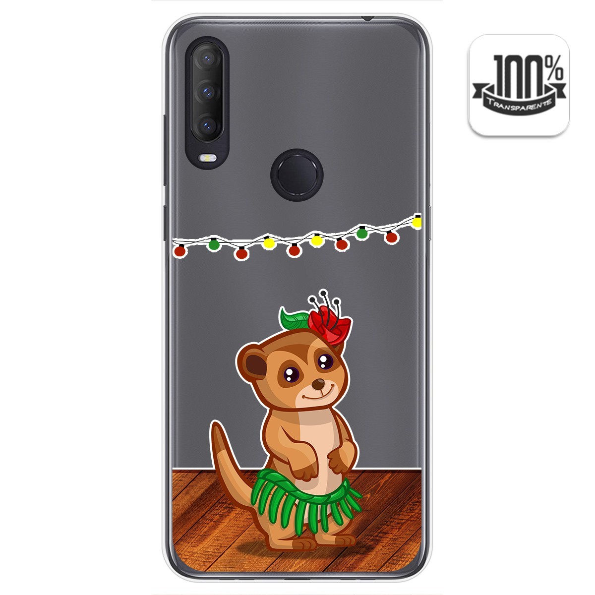 Funda Gel Transparente para Alcatel 1S 2020 / 3L 2020 diseño Suricata Dibujos