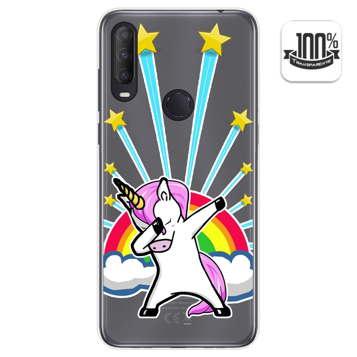 Funda Gel Transparente para Alcatel 1S 2020 / 3L 2020 diseño Unicornio Dibujos