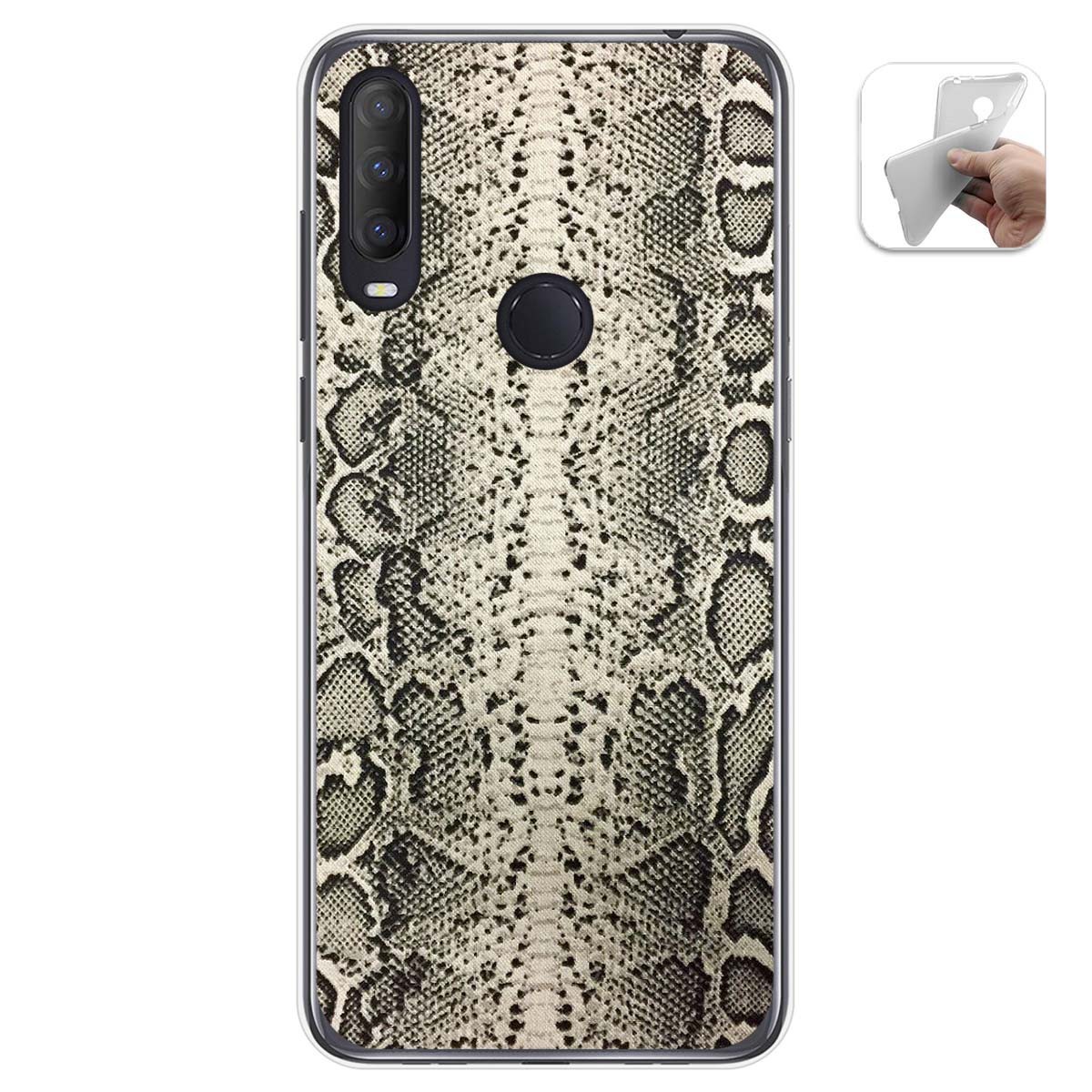Funda Gel Tpu para Alcatel 1S 2020 / 3L 2020 diseño Animal 01 Dibujos