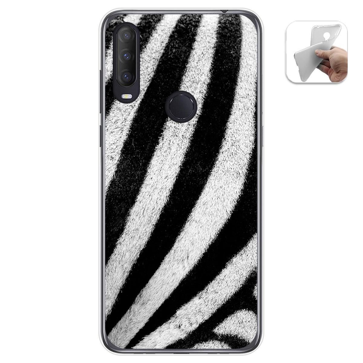 Funda Gel Tpu para Alcatel 1S 2020 / 3L 2020 diseño Animal 02 Dibujos