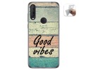 Funda Gel Tpu para Alcatel 1S 2020 / 3L 2020 diseño Madera 01 Dibujos