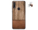 Funda Gel Tpu para Alcatel 1S 2020 / 3L 2020 diseño Madera 09 Dibujos