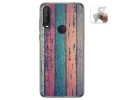 Funda Gel Tpu para Alcatel 1S 2020 / 3L 2020 diseño Madera 10 Dibujos