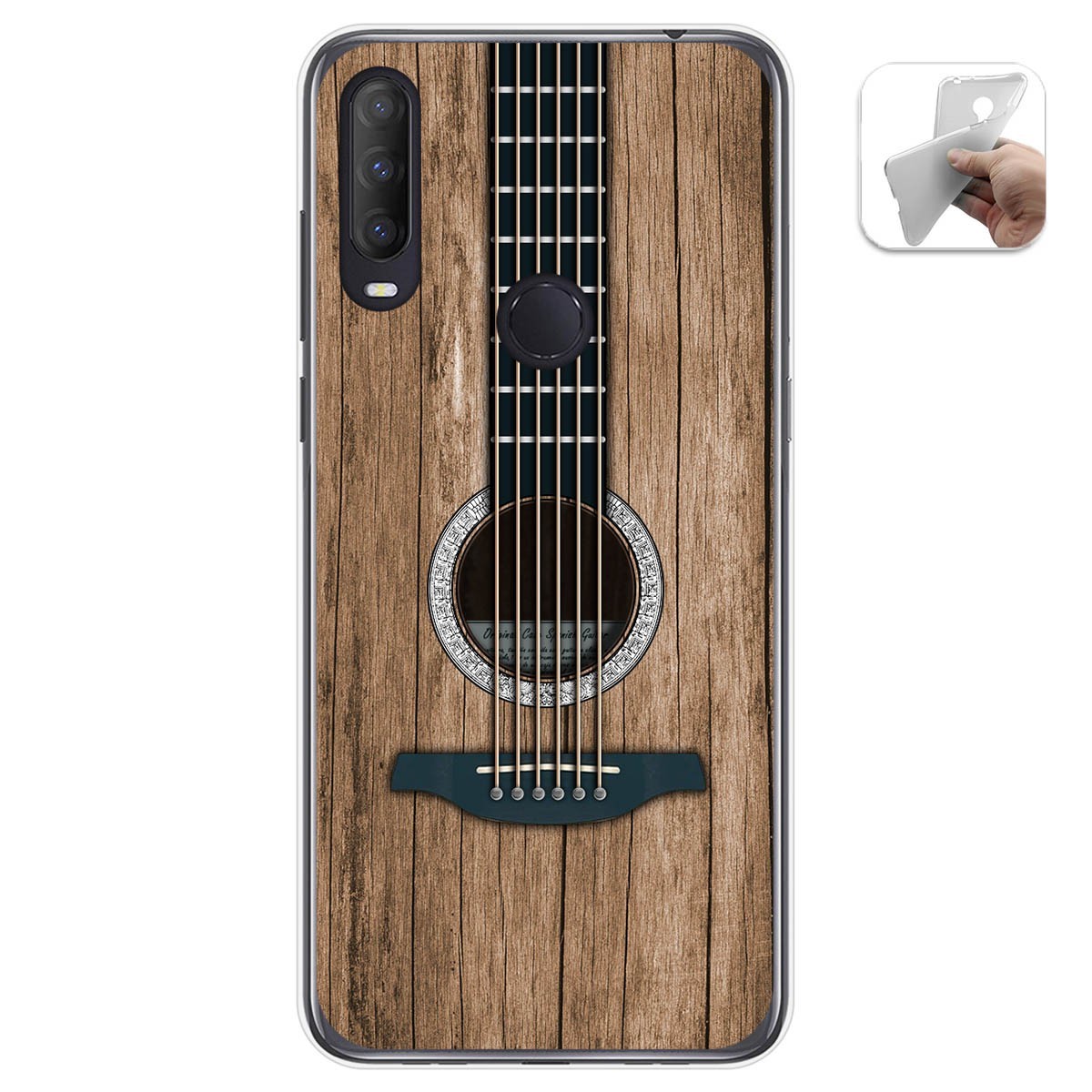 Funda Gel Tpu para Alcatel 1S 2020 / 3L 2020 diseño Madera 11 Dibujos