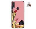Funda Gel Tpu para Alcatel 1S 2020 / 3L 2020 diseño Brochas Dibujos