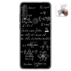 Funda Gel Tpu para Alcatel 1S 2020 / 3L 2020 diseño Formulas Dibujos
