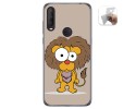 Funda Gel Tpu para Alcatel 1S 2020 / 3L 2020 diseño Leon Dibujos