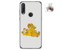Funda Gel Tpu para Alcatel 1S 2020 / 3L 2020 diseño Leones Dibujos