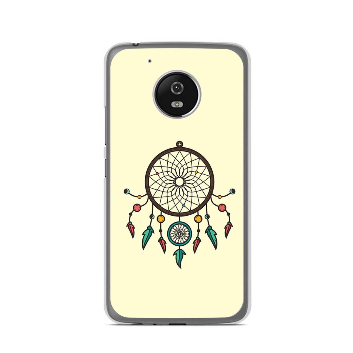 Funda Gel Tpu para Lenovo Moto G5 Diseño Atrapasueños Dibujos