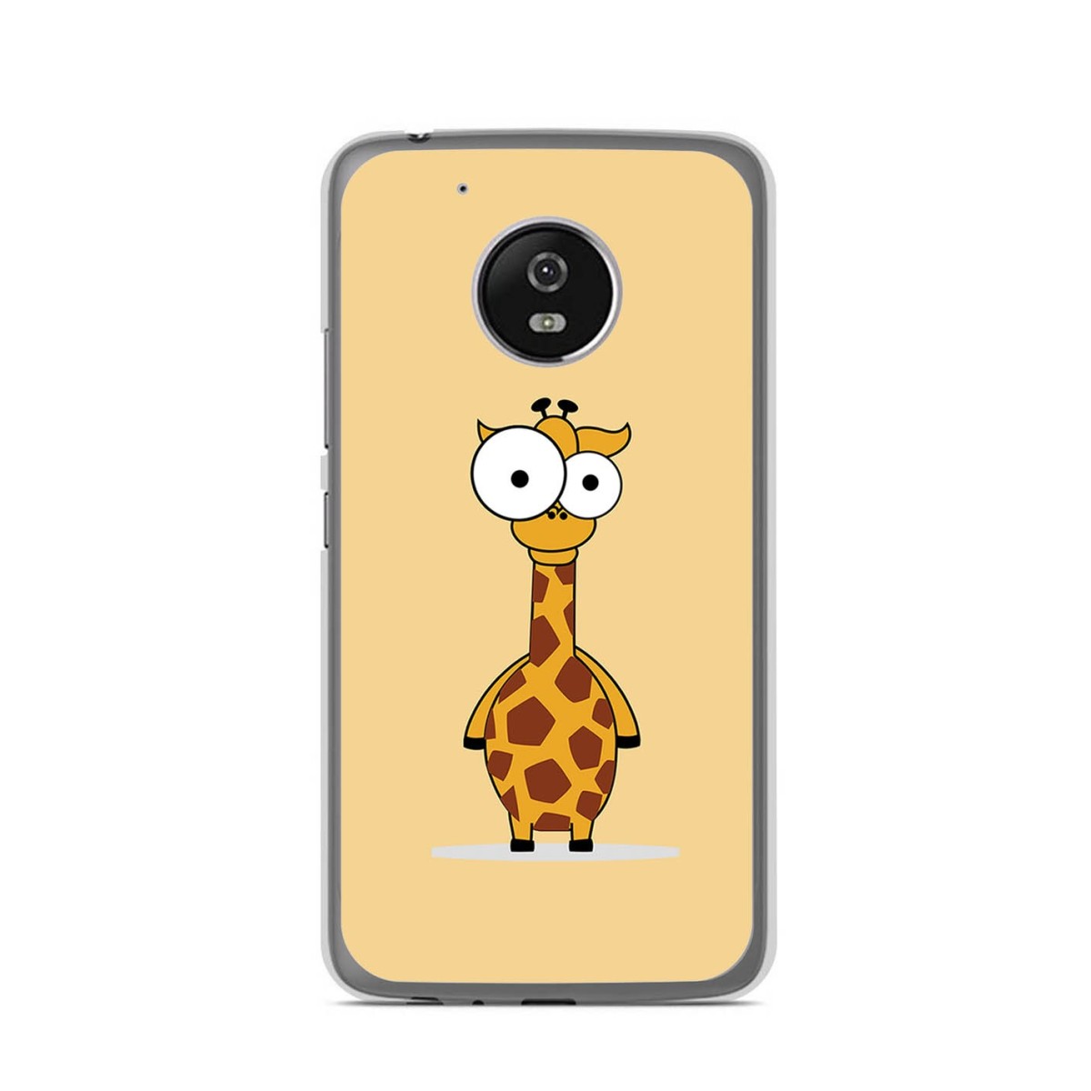 Funda Gel Tpu para Lenovo Moto G5 Diseño Jirafa Dibujos