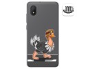 Funda Gel Transparente para Alcatel 1B 2020 diseño Avestruz Dibujos