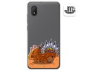 Funda Gel Transparente para Alcatel 1B 2020 diseño Bufalo Dibujos
