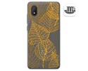 Funda Gel Transparente para Alcatel 1B 2020 diseño Hojas Dibujos