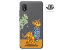 Funda Gel Transparente para Alcatel 1B 2020 diseño Jirafa Dibujos