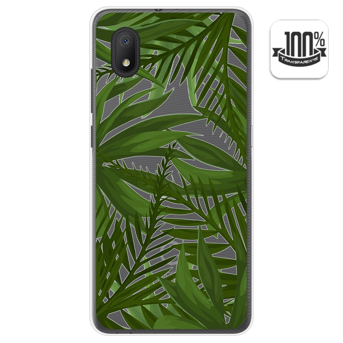 Funda Gel Transparente para Alcatel 1B 2020 diseño Jungla Dibujos
