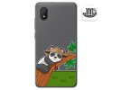Funda Gel Transparente para Alcatel 1B 2020 diseño Panda Dibujos