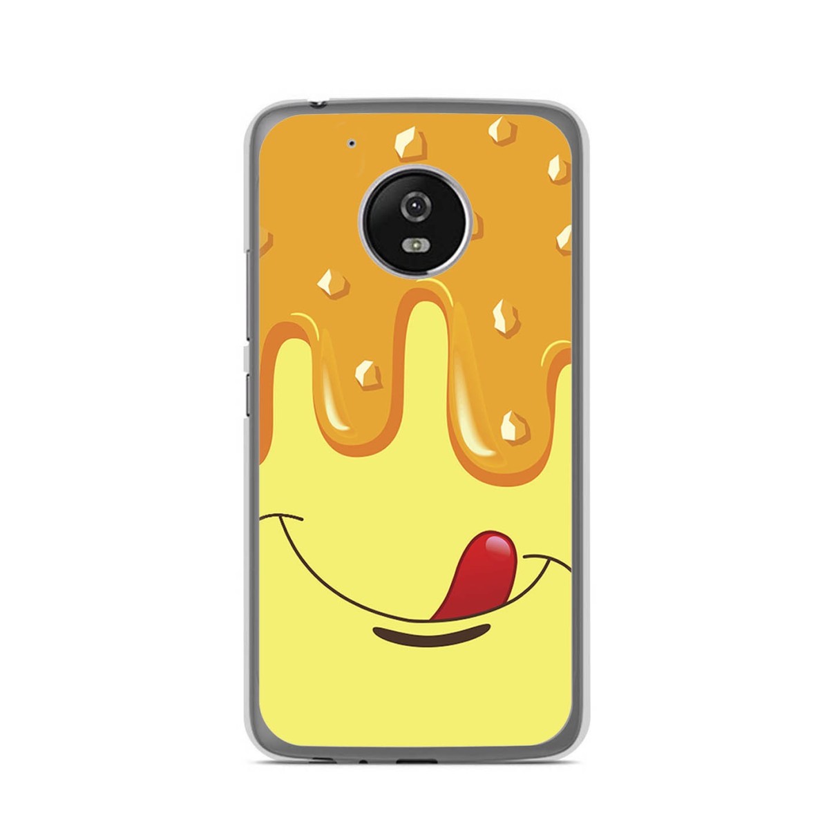 Funda Gel Tpu para Lenovo Moto G5 Diseño Helado Vainilla Dibujos