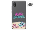 Funda Gel Transparente para Alcatel 1B 2020 diseño Summer Dibujos