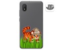 Funda Gel Transparente para Alcatel 1B 2020 diseño Tigre Dibujos