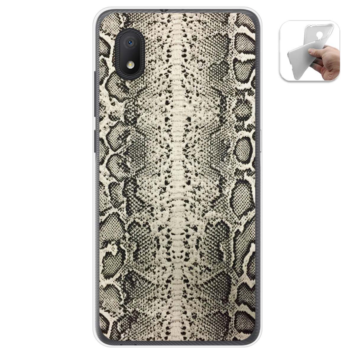 Funda Gel Tpu para Alcatel 1B 2020 diseño Animal 01 Dibujos