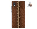 Funda Gel Tpu para Alcatel 1B 2020 diseño Cuero 01 Dibujos