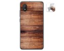 Funda Gel Tpu para Alcatel 1B 2020 diseño Madera 02 Dibujos