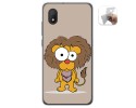 Funda Gel Tpu para Alcatel 1B 2020 diseño Leon Dibujos