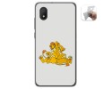 Funda Gel Tpu para Alcatel 1B 2020 diseño Leones Dibujos